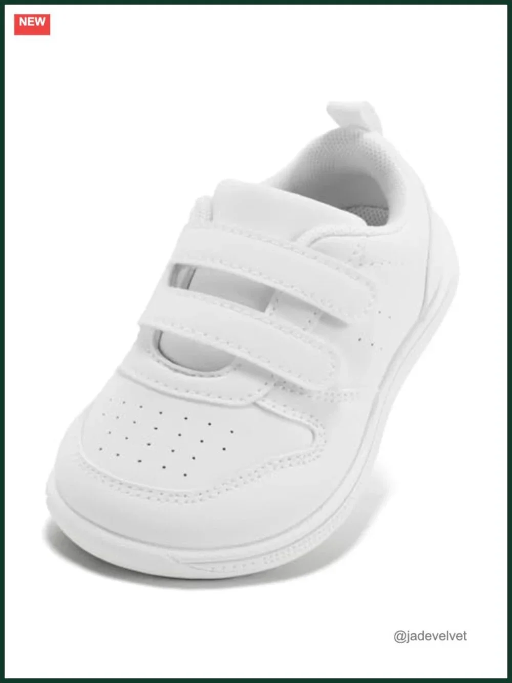 Toddler Boys Girls Barefoot Sneakers Wide Toe Box Zero Drop Non-Slip Hook & Loop